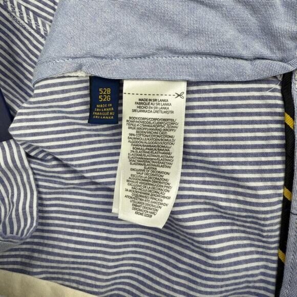 Polo Ralph Lauren Men's 9" Striped Classic Fit Shorts Size 52 B Blue / White - Picture 9 of 9